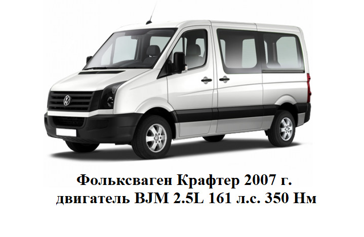 Чип тюнинг Фольксваген Крафтер турбодизель, отключение ЕГР и сажевого ...