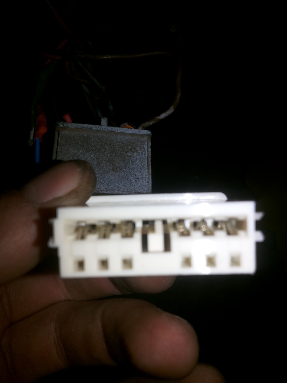 штекера задних фонарей. — LADA 4x4 5D, 1,7 л., 1999 года | электроника ...