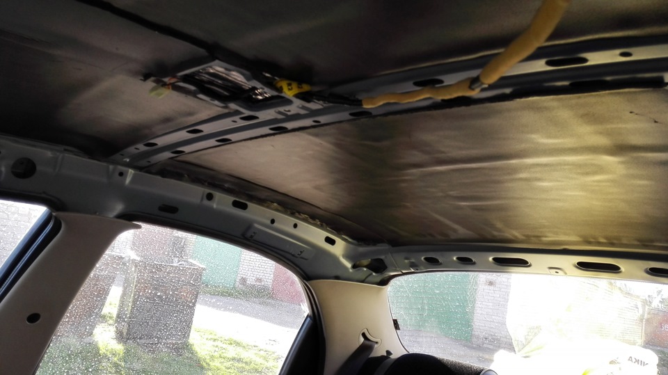 шумо-виброизоляция крыши, дверей и багажника.оклейка пластика багажника ...