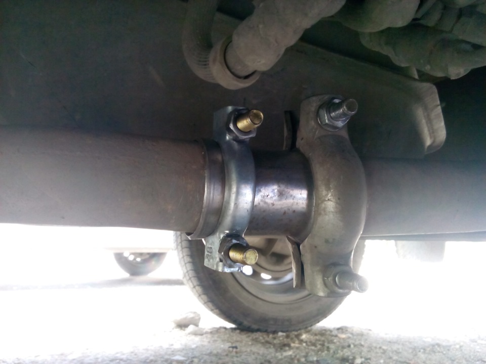 Ремонт резонатора — Lada 2115, 1,6 л, 2008 года | своими руками | DRIVE2