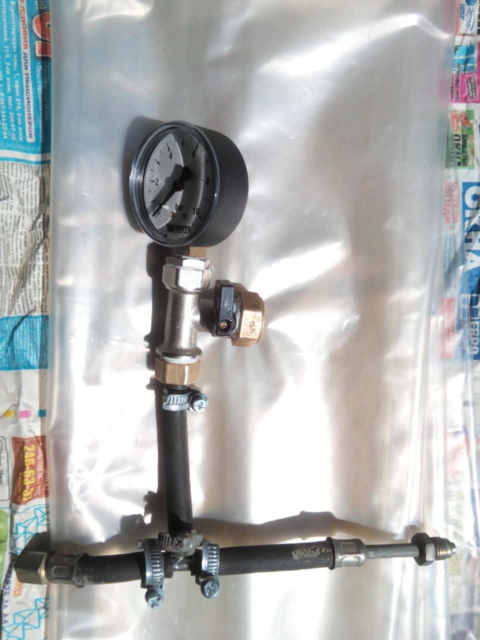 Как Сделать Прибор Для Проверки Давления В Рампе Своими Руками