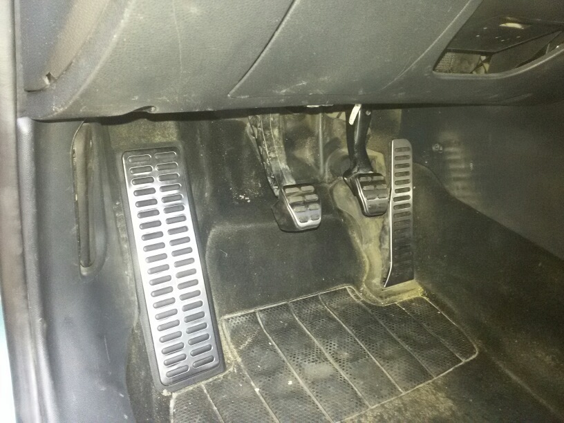 Накладки на педали — Skoda Octavia A5 Mk2, 1,6 л, 2005 года ...