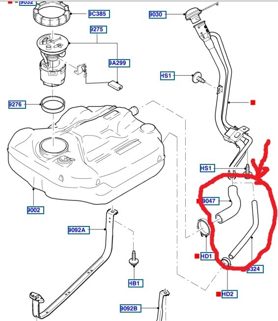 Схема топливной системы форд s max