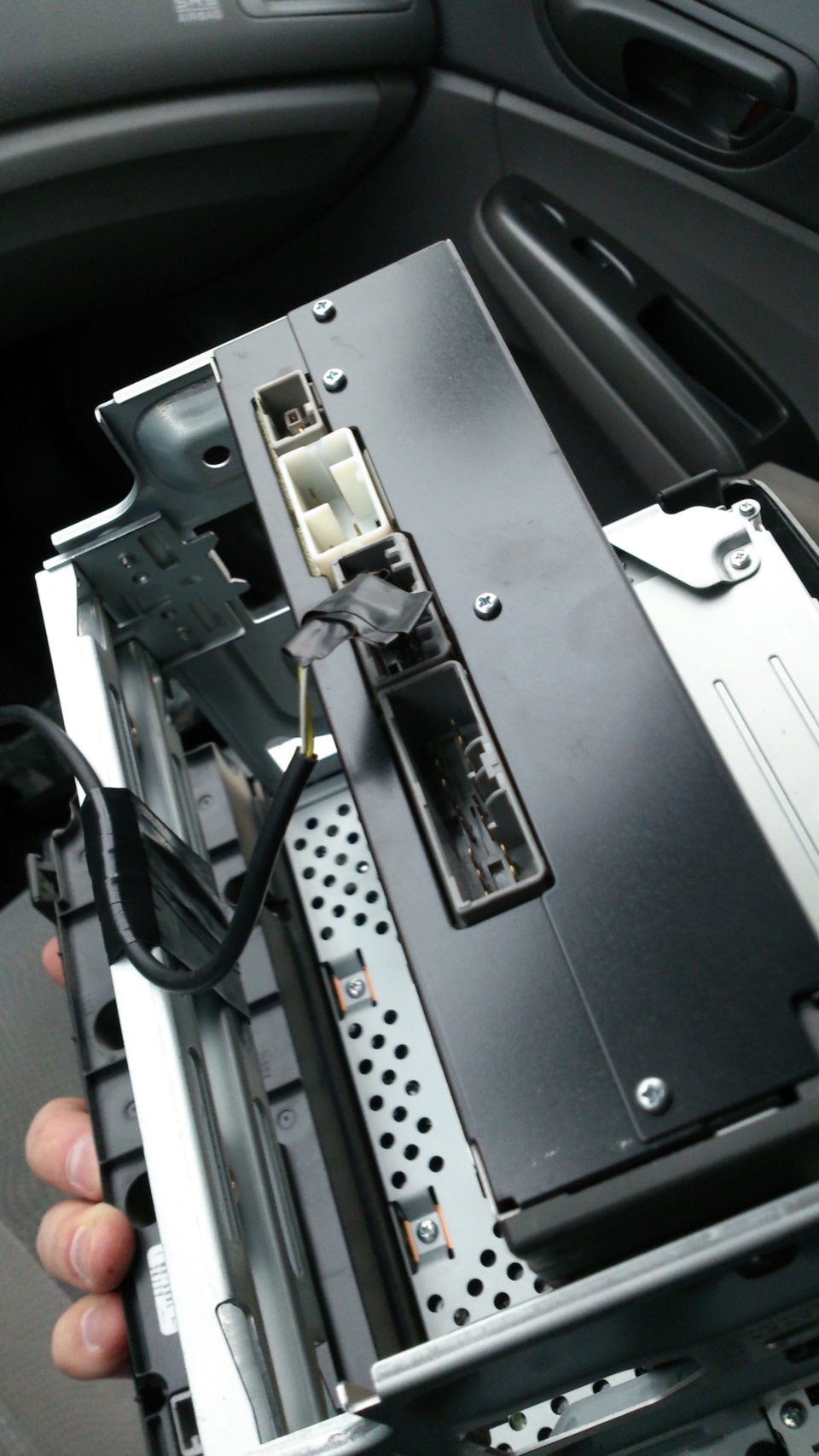 AUX на штатной магнитоле 2JB0 — Honda Civic 4D (8G), 1,8 л, 2008 года ...