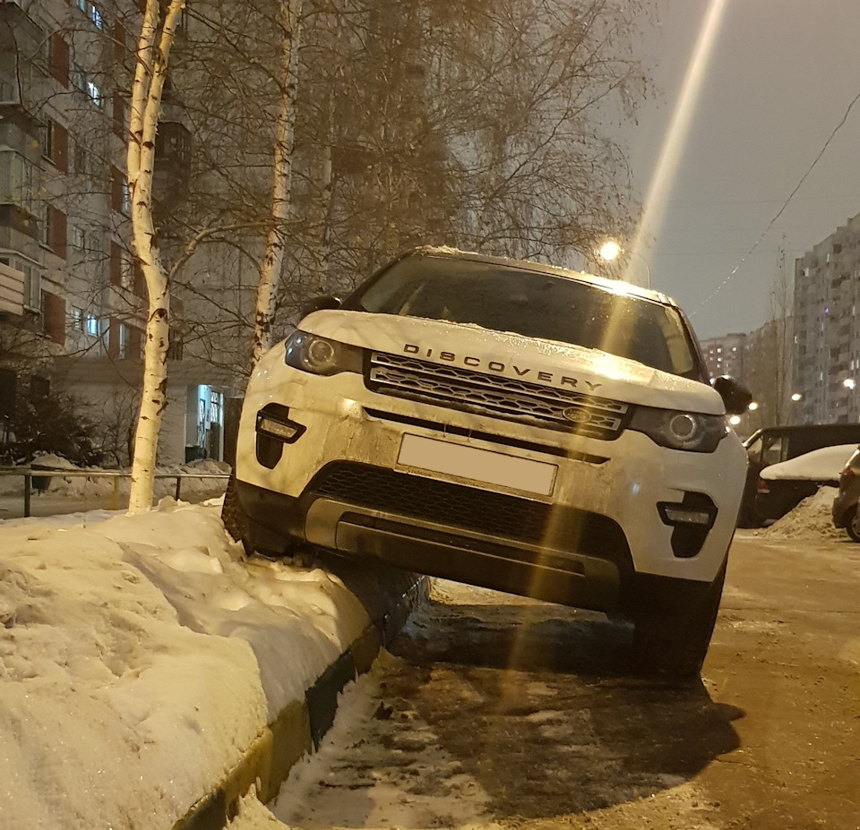 Потому что в городе не чищены дворы… — Land Rover Discovery Sport (1G), 2  л, 2017 года | наблюдение | DRIVE2