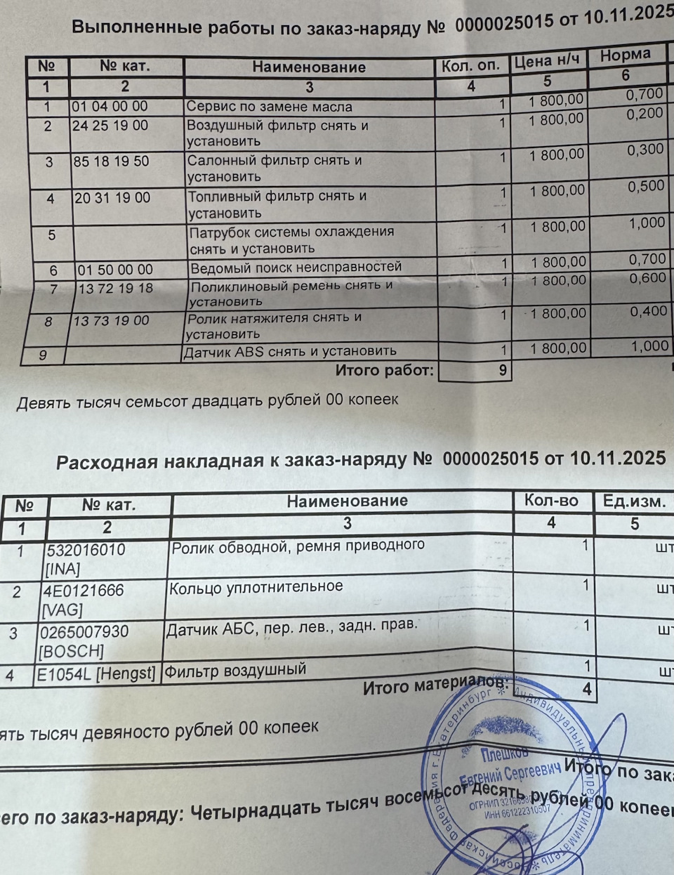 Фото в бортжурнале Audi A7 Sportback (1G). Запчасти на фото: 532016010, 4E0121666, 0265007930, E1054L