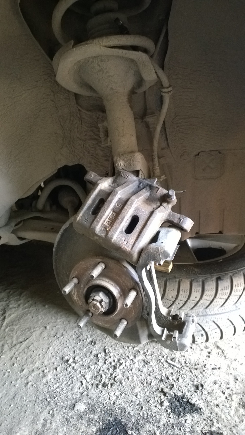 ===Замена на 2х поршневые тормоза от Аутлендера XL=== — Mitsubishi ...