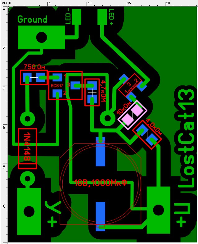 (НЕ ПОВТОРЯТЬ, СХЕМА НЕ РАБОТАЕТ)Плавный розжиг приборки. Ревизия 2 ...