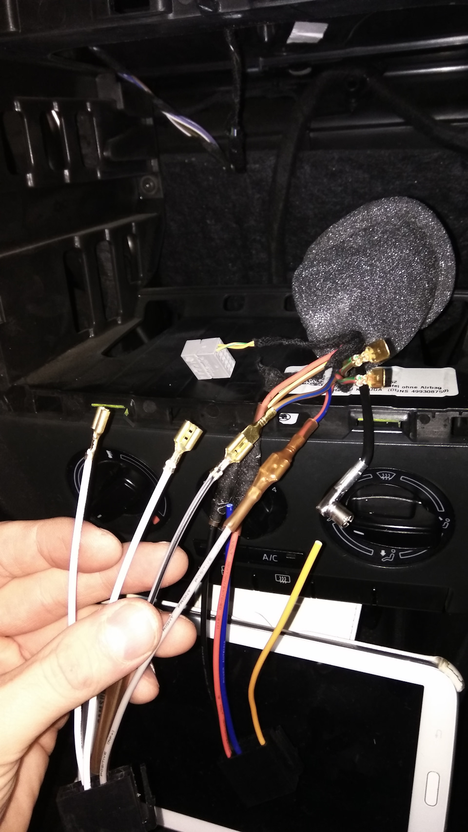 Установка в рапид Rcd-320 без переходника Нью Квадлок Исо — Volkswagen ...