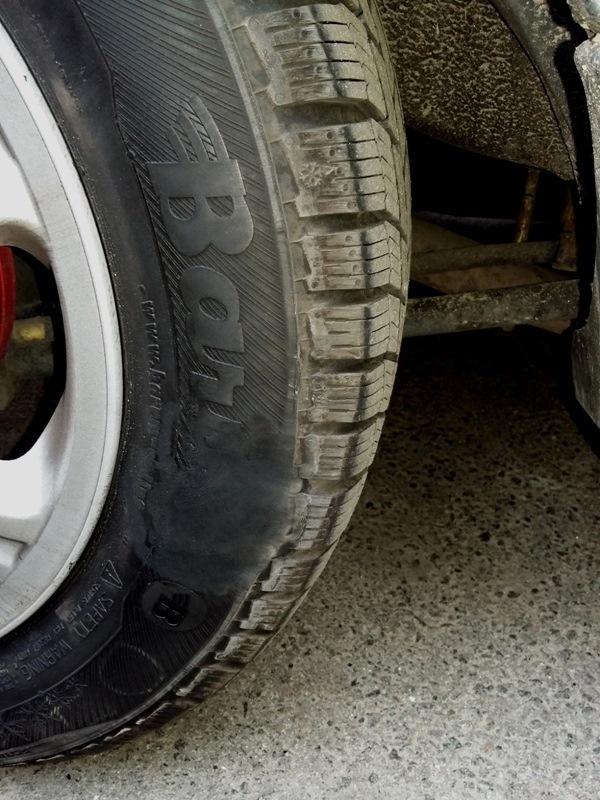 Ремонт бокового пореза. — Geely CK, 1,5 л, 2011 года | шины | DRIVE2