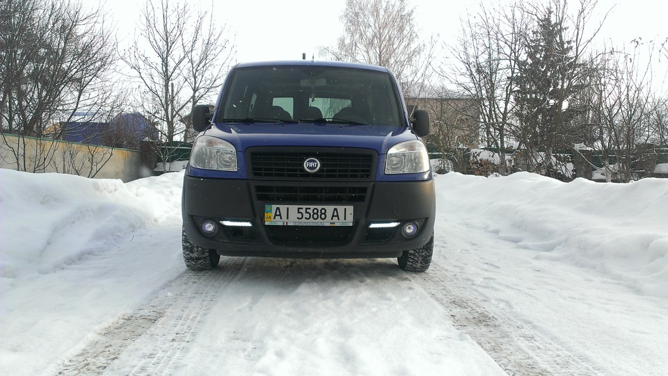 Установка DRL Day Running Light (дневных ходових огней) — FIAT Doblo