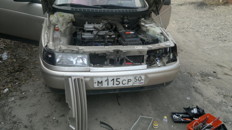 Покраска фар бош — Lada 2110, 1,5 л, 1998 года | стайлинг | DRIVE2