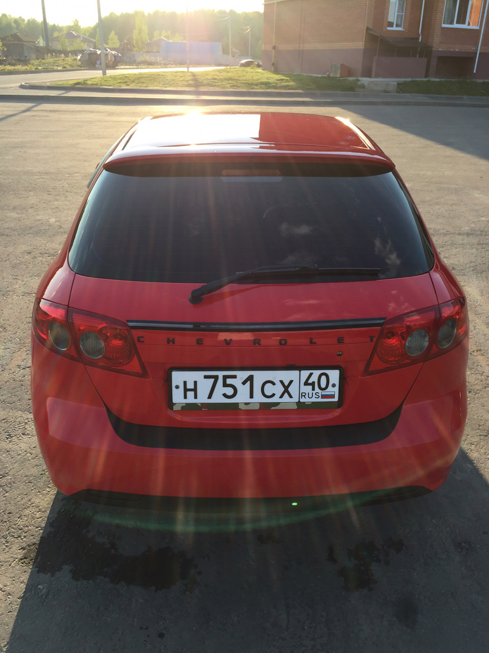 Спойлер Lacetti хэтчбек