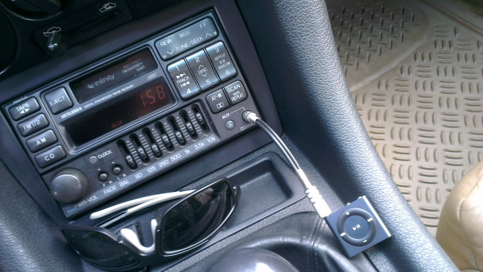 Штатная автомагнитола — Mitsubishi 3000 GT, 3 л, 1996 года | своими ...