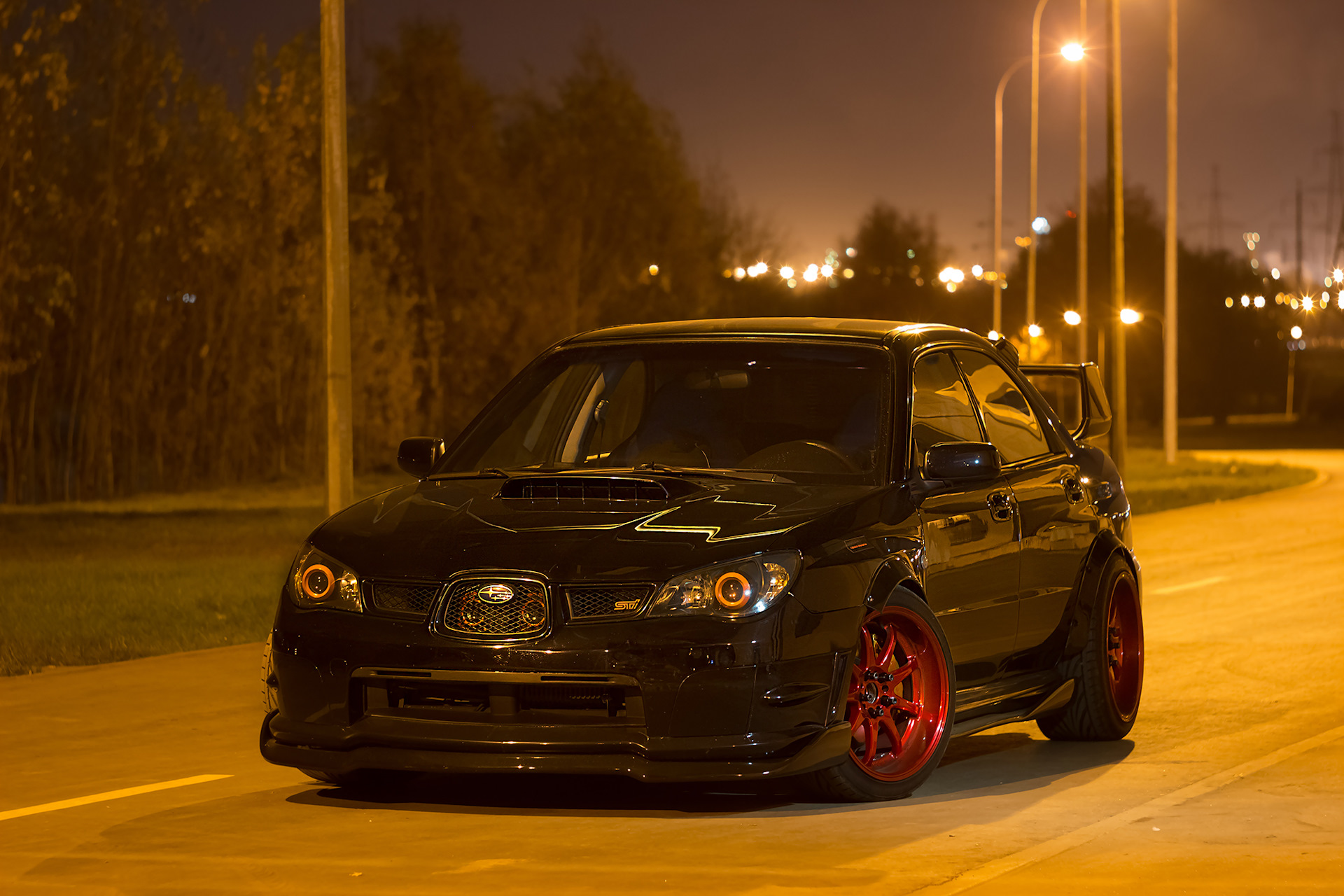 Subaru Impreza WRX STI Night