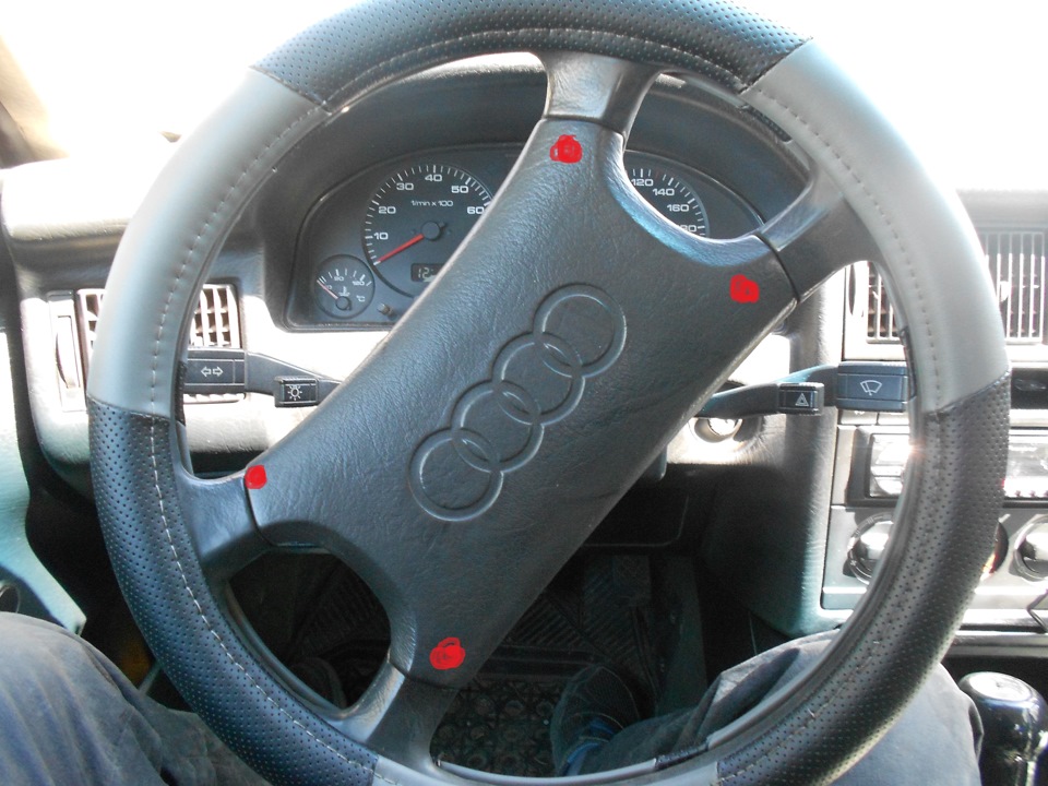 ремонт прибора показания температуры двигателя — Audi 80 (B3), 1,8 л ...