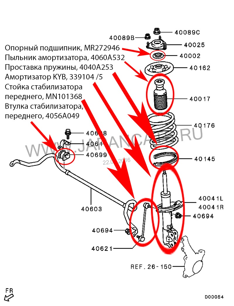 Ходовая митсубиси лансер 10 схема