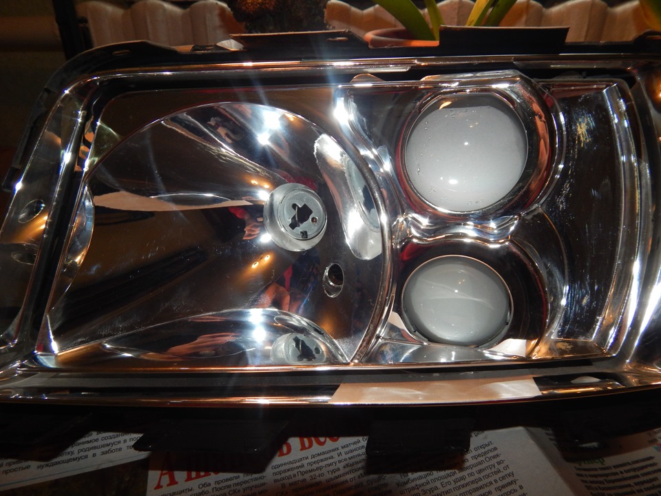 Промывка фар — Audi 100 (C4), 2,3 л, 1991 года | плановое ТО | DRIVE2