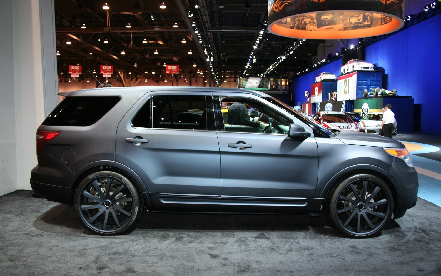 Ford Explorer Sport Black Tuning 2017