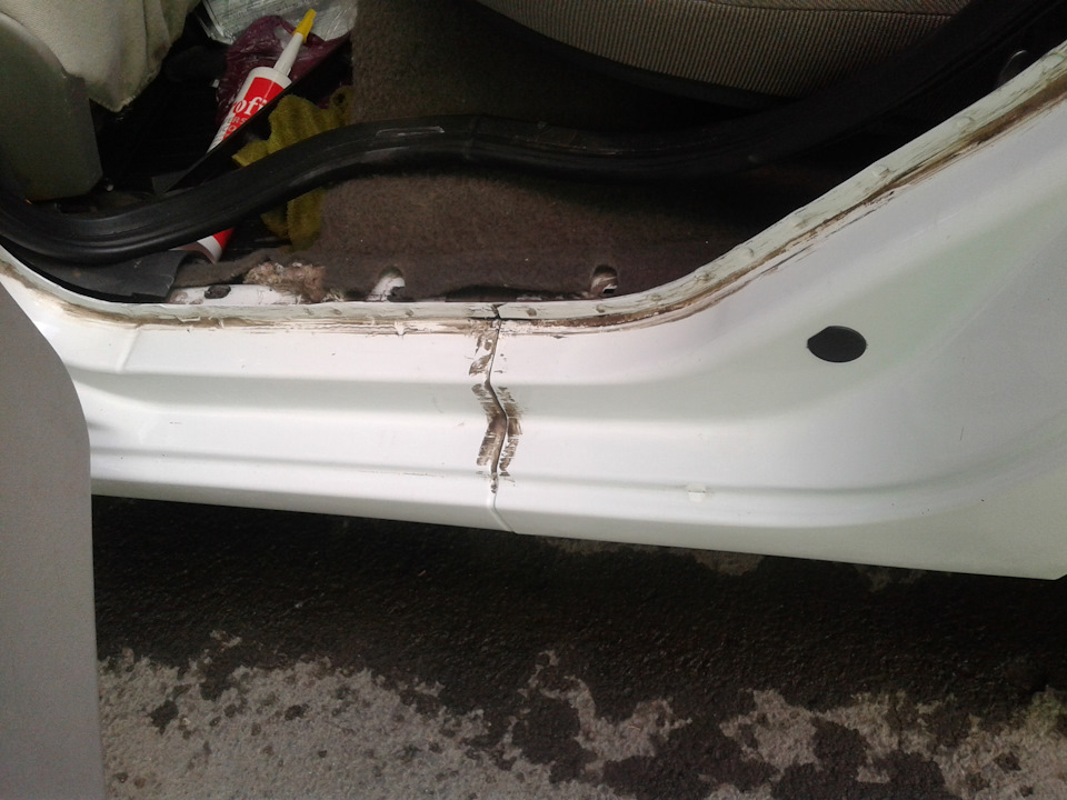 Пороги на Калину — Lada Калина Хэтчбек (1G), 1,4 л, 2012 года ...