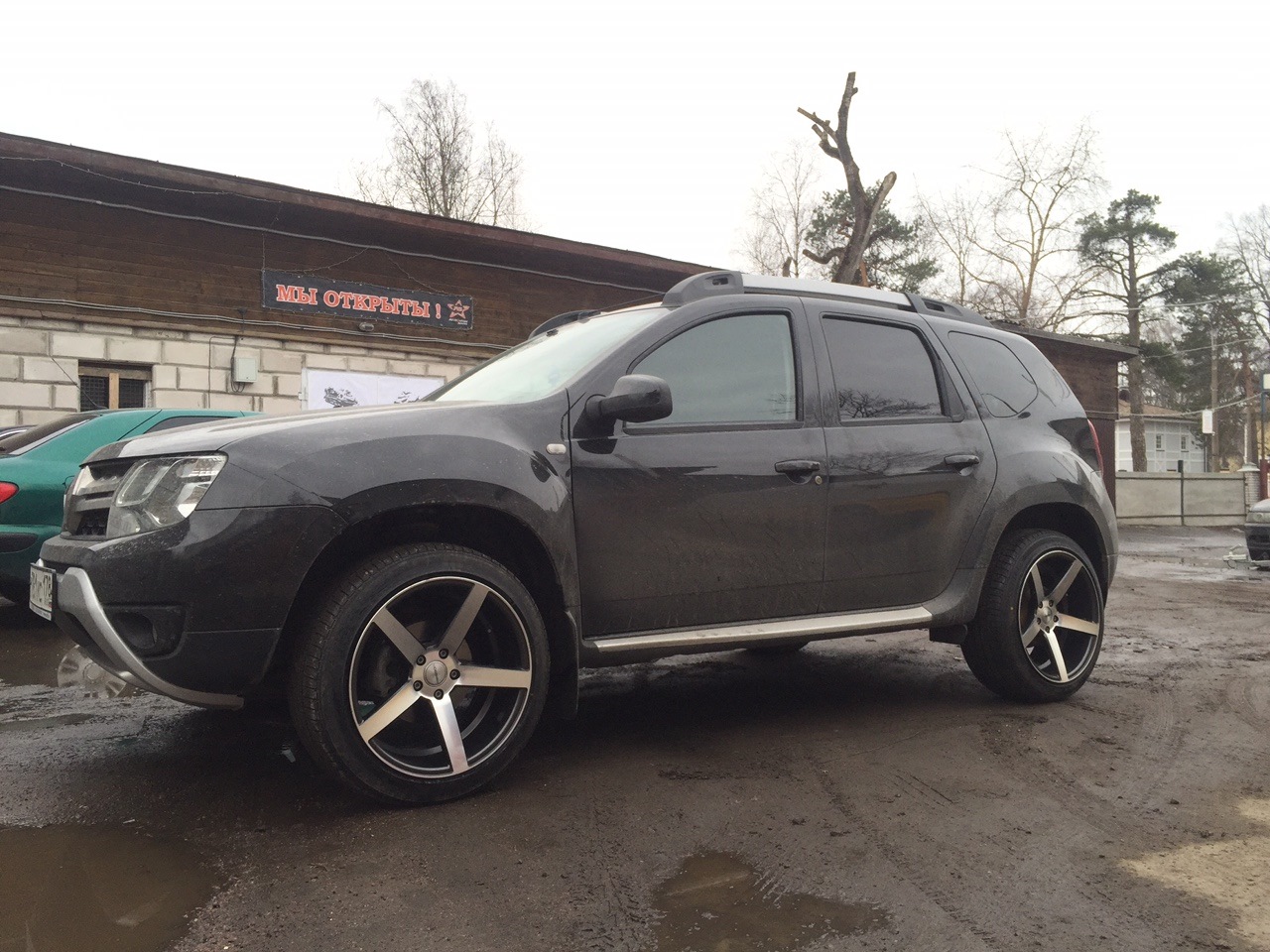 Примерка дисков Vossen R19 — Renault Duster (1G), 2 л, 2015 года | колёсные  диски | DRIVE2