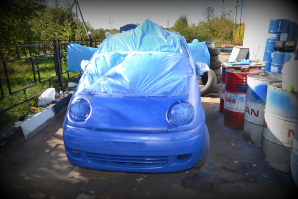 первые слои краски — Citroen C1 (1G)