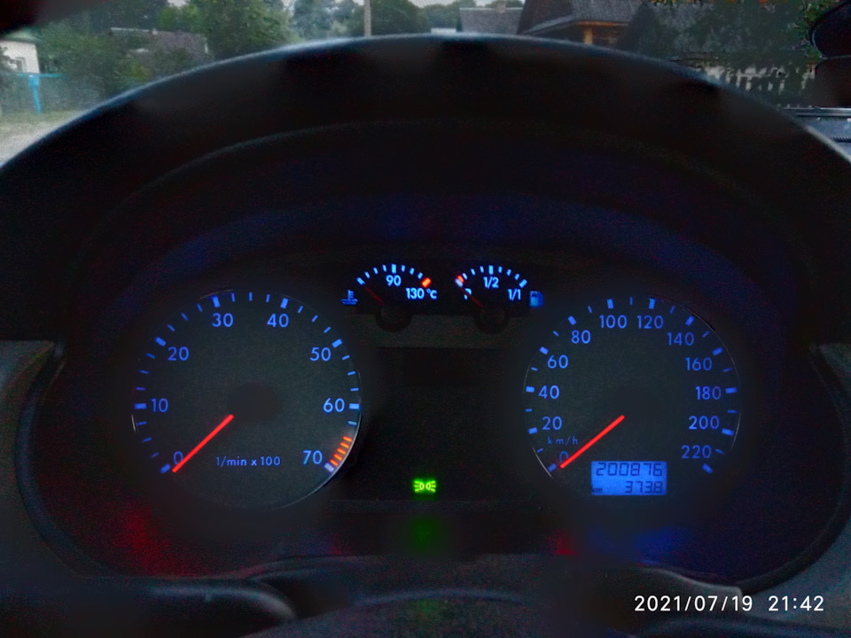 Без подсветки стрелок — Volkswagen Pointer