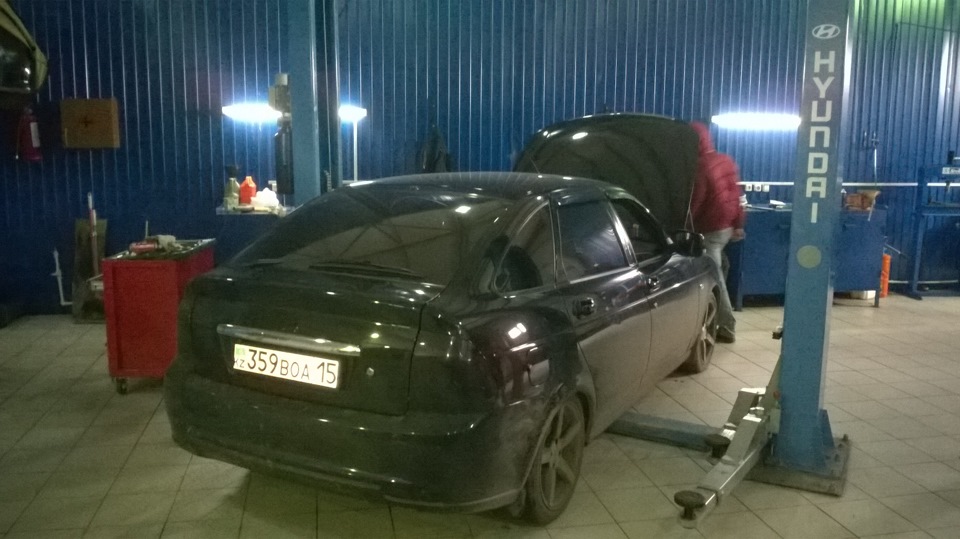 Демпфер и Усилитель щитка передка. — Lada Приора хэтчбек, 1,6 л, 2014 ...