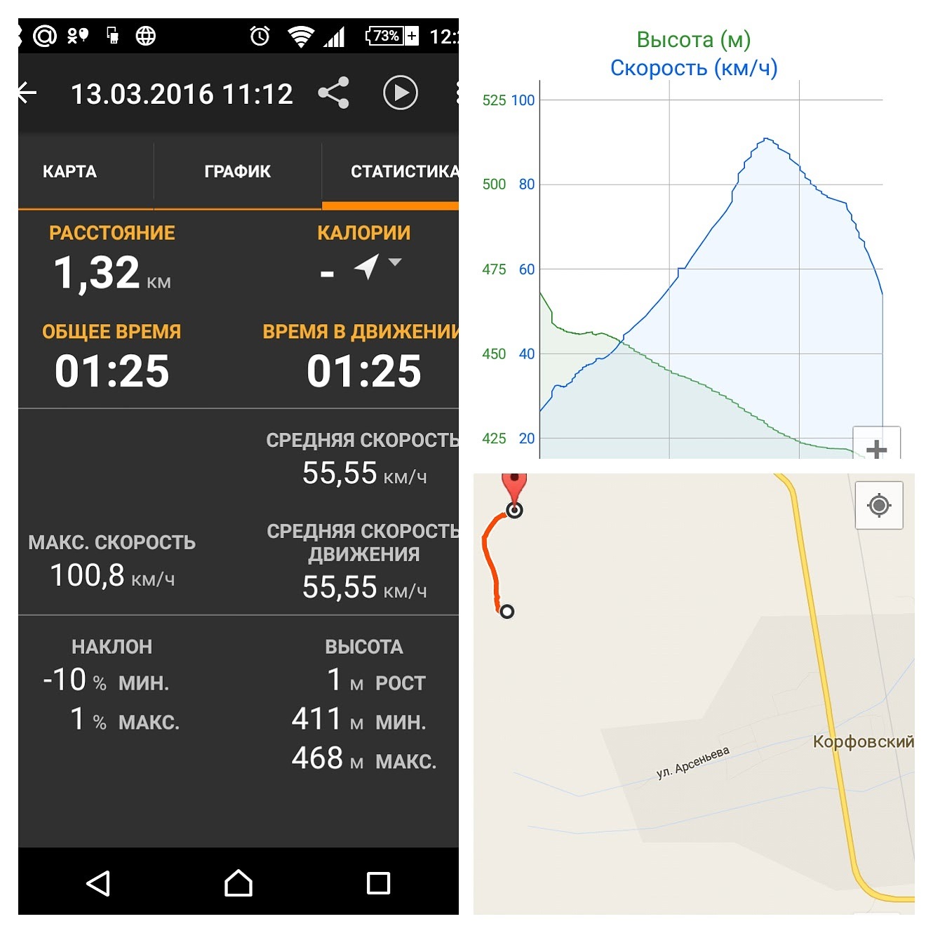 скорость max 3