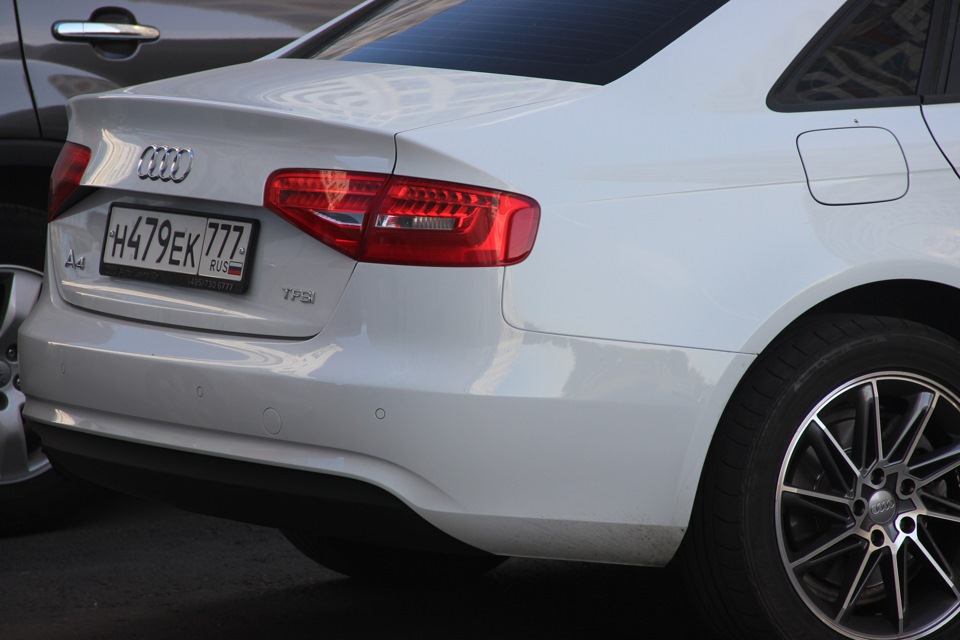 Наши белые машинки — Audi A4 (B8), 1,8 л, 2013 года | фотография | DRIVE2