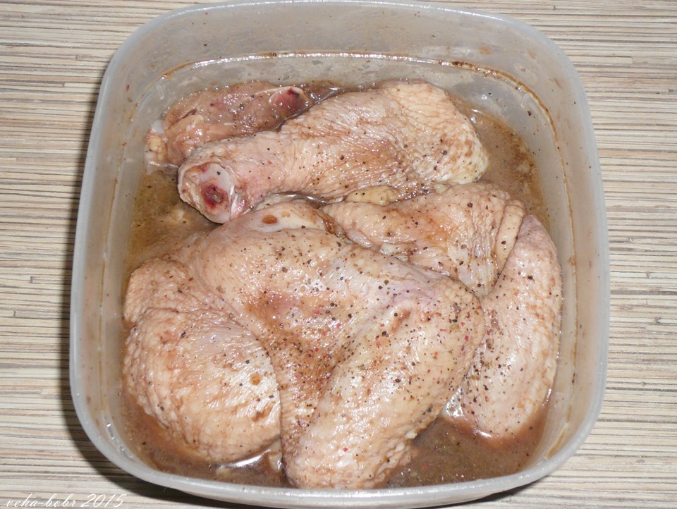 Рецепт маринада курицы целиком