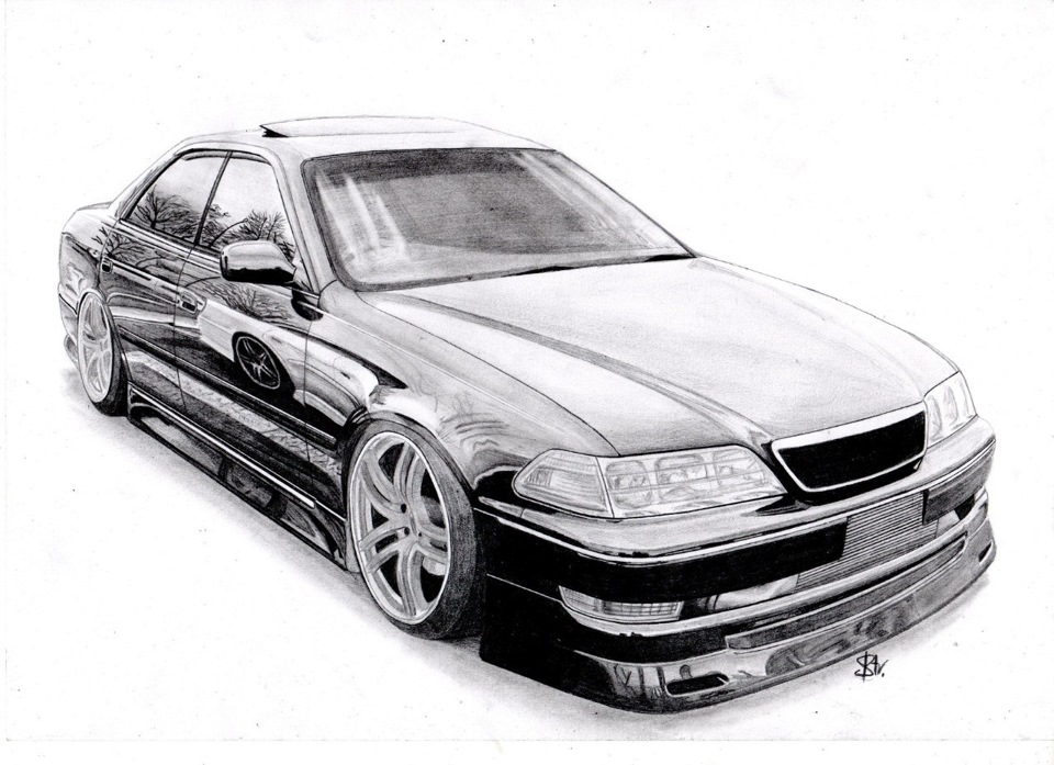 Mark 2 jzx90 рисунок