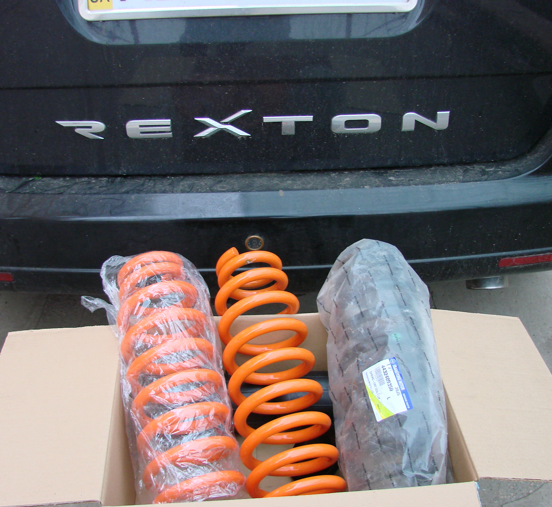 Улучшение передней подвески — SsangYong Rexton (2G), 2,7 л., 2012 года ...