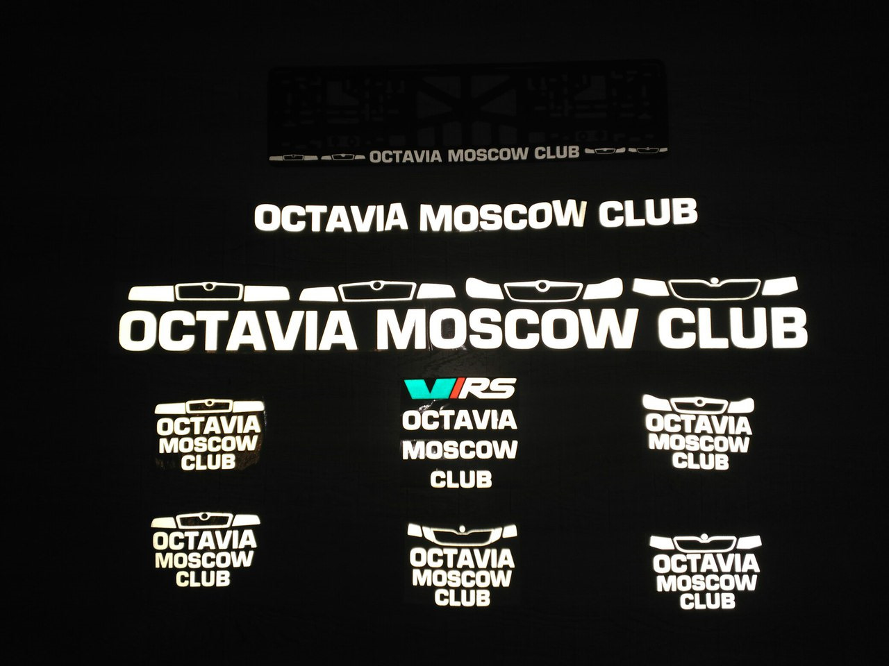 Octavia club. Светоотражающая Клубная наклейка. Octavia Club наклейки. Octavia Moscow Club.