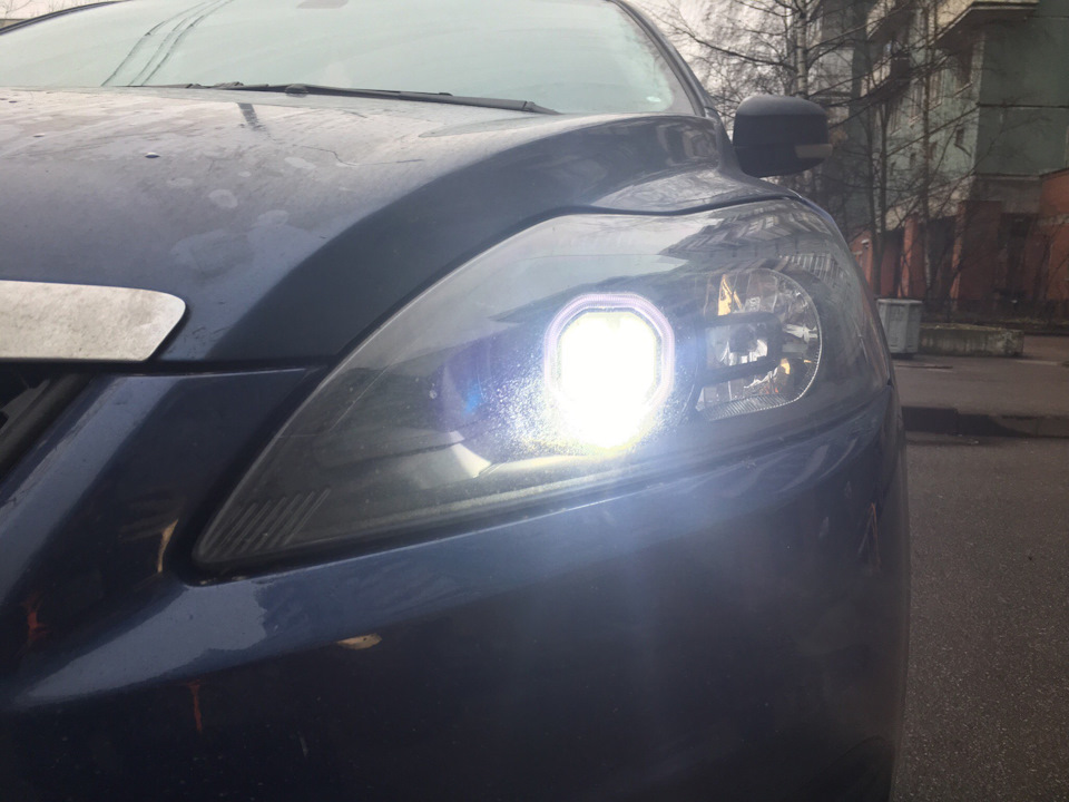 Тюнинг оптики, Биксенон Форд фокус 2 — Ford Focus II Hatchback, 1,6 л ...