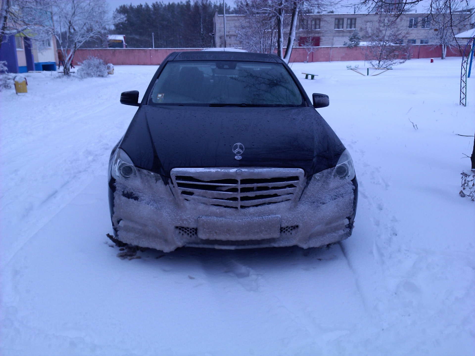 Эксплуатация в зимний период заднеприводного автомобиля — Mercedes-Benz  E-class (W212), 3 л, 2010 года | наблюдение | DRIVE2