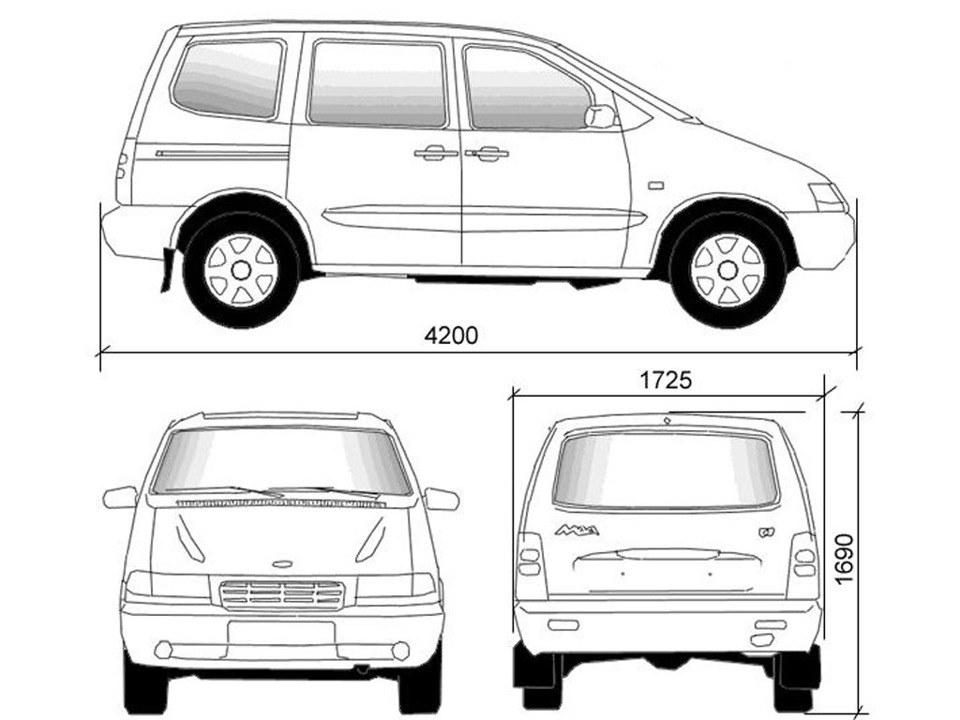 Лада ларгус рисунок