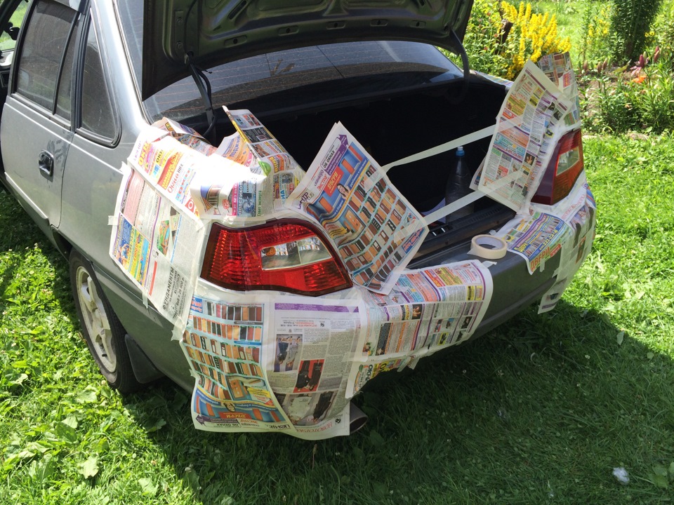 Лёгкая тонировка задних фар — Daewoo Nexia (N150), 1,5 л, 2012 года ...