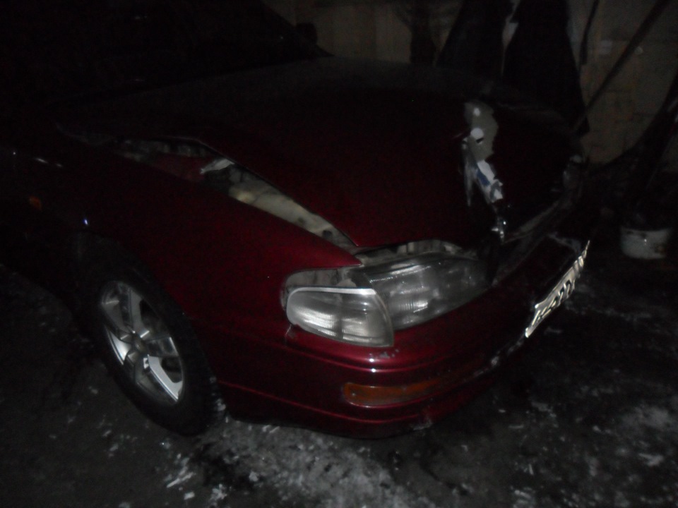 последствия аварии — Toyota Camry (XV10), 2,2 л, 1994 года | ДТП | DRIVE2