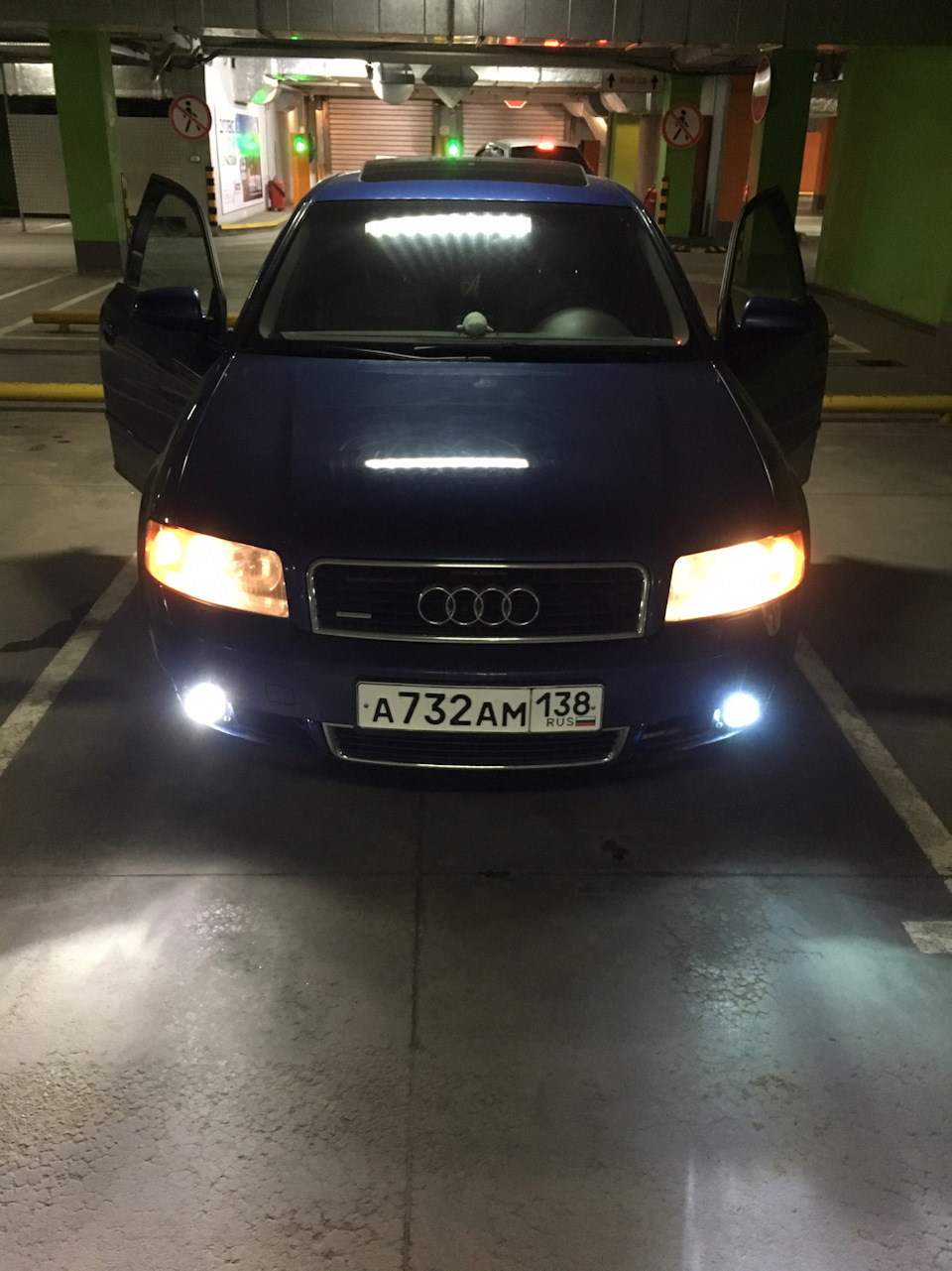 Туманки — Audi A4 (B6), 1,8 л, 2003 года | аксессуары | DRIVE2