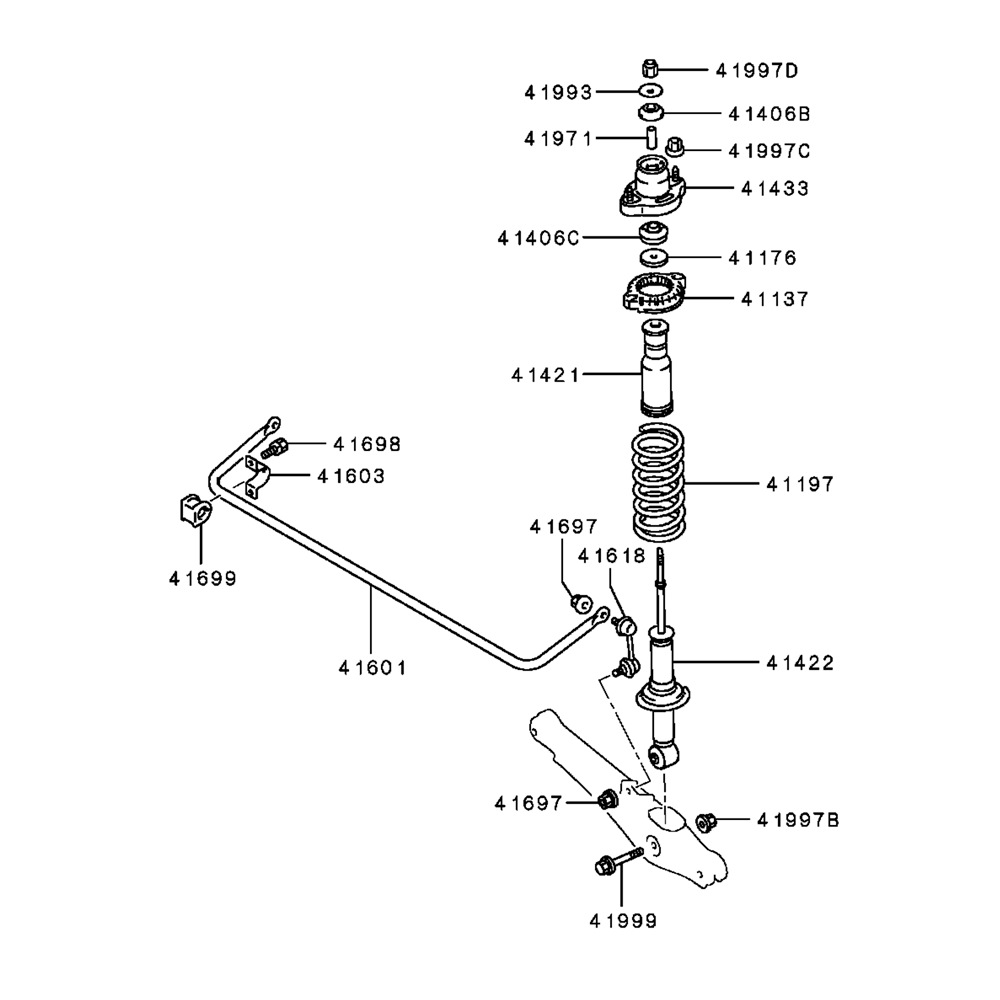 Новая подвеска. Часть 1; Подбор Амортизаторов и пружин. — Mitsubishi Lancer X, 1,8 л, 2008 года