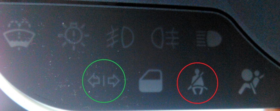 Неведомая фигня или неиспользуемые пиктограммы на приборной панели ...