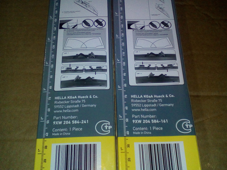 Щетки стеклоочистителя гибридная HELLA — Lada Гранта, 1,6 л, 2014 года ...