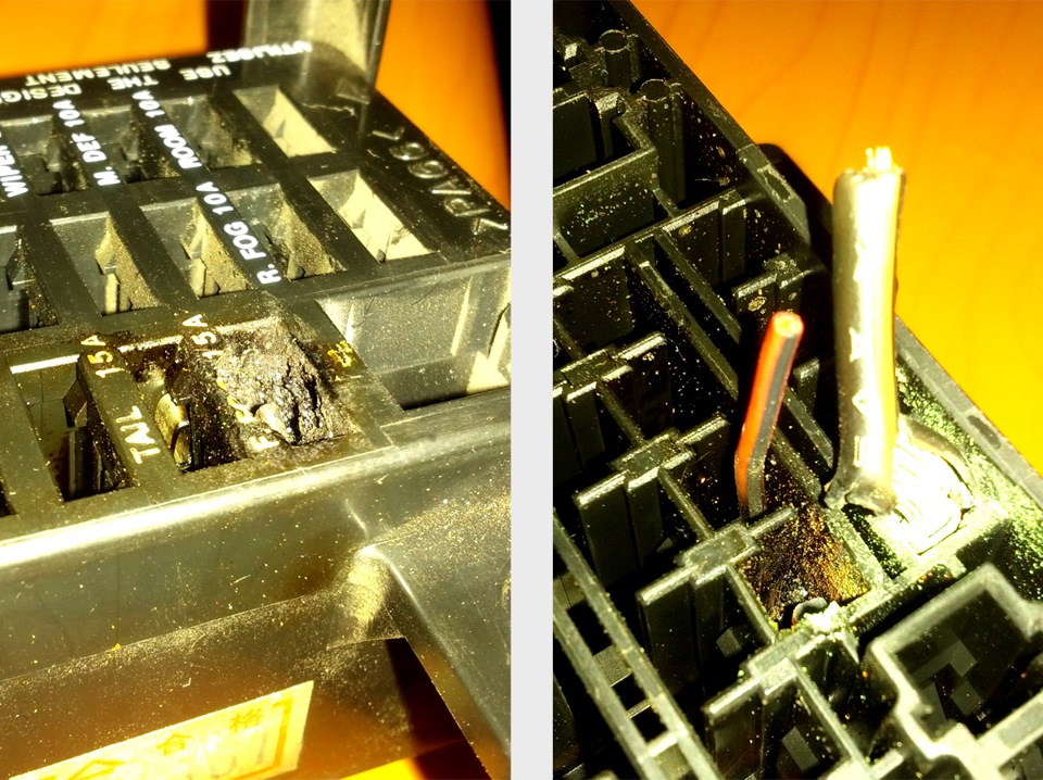 Замена салонного блока предохранителей — Mazda 323 V, 2,5 л, 1998 года ...