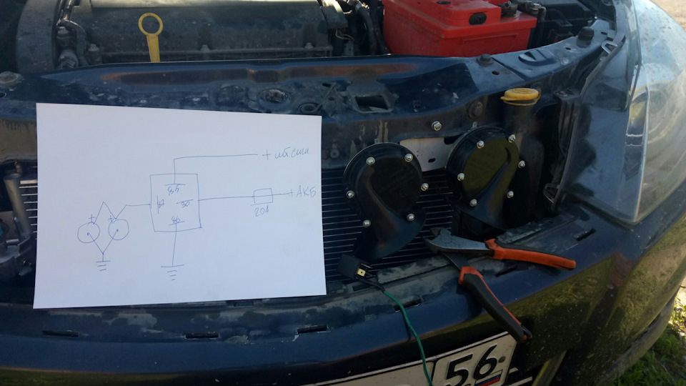 Установка сигналов от Волги — Opel Astra H, 1,6 л, 2007 года | своими ...