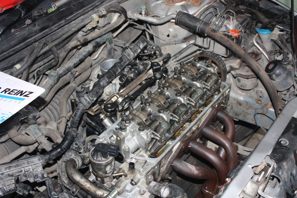 Замена прокладки ГБЦ. Часть 2я. Освежил ГБЦ. — Honda Civic Ferio (7G ...