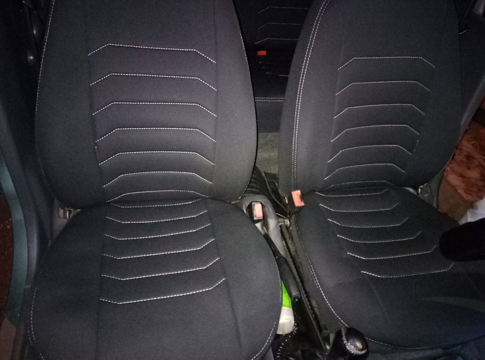 Новые чехлы + оклейка багажника карпетом)) — Daewoo Matiz (M100, M150 ...