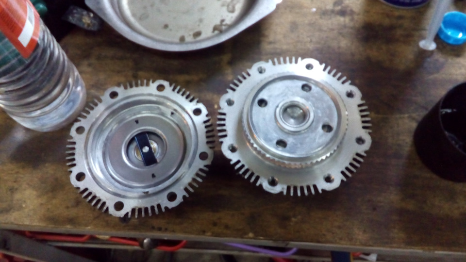 Отдохнув и поправив здоровье наконец то залил правильное масло в вискомуфту вентилятора за которое спасибо магазину 4v6.ru (не реклама) так как в Самару я так и не доехал. — Suzuki Jimny (1G)