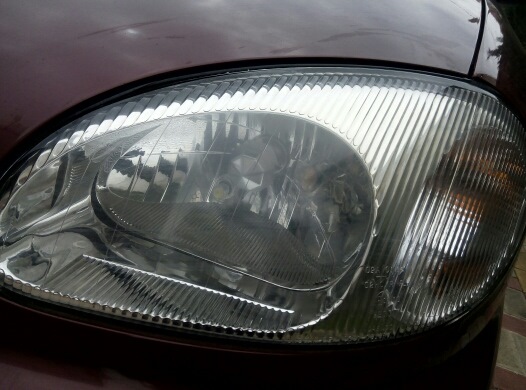 Чистка фар зубной пастой — Daewoo Lanos, 1,5 л, 2006 года | мойка | DRIVE2