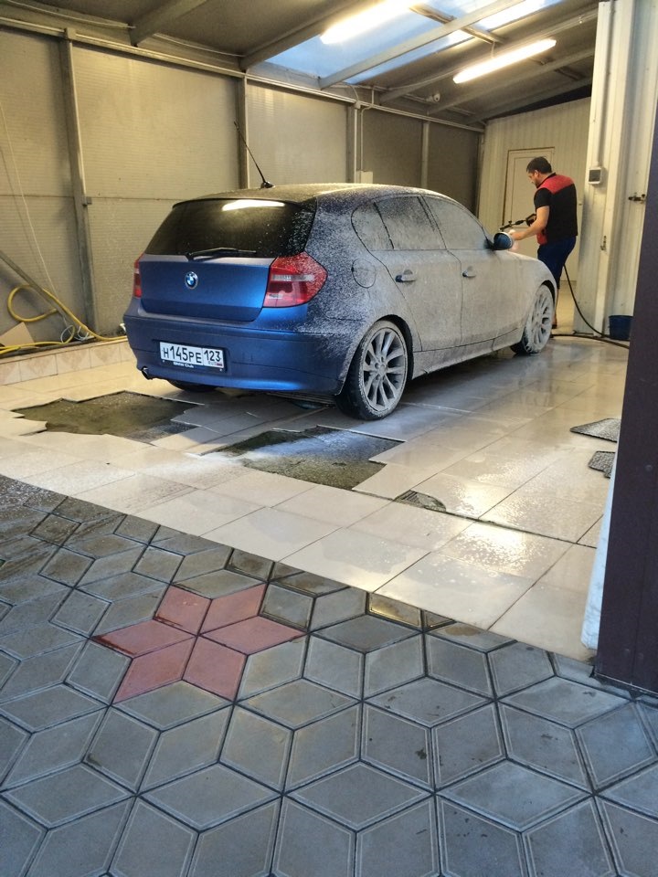 О Мойке машины с жидкой резиной — BMW 1 series (E81/E87), 2 л, 2007 ...